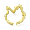 Brass Open Cuff Rings RJEW-B051-21G-3