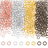4 Colors Alloy Closed Jump Rings FIND-GA0006-89B-1