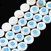 Natural Freshwater Shell Enamel Beads SHEL-N026-194-03A-1