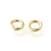 Brass Open Jump Rings X-KK-V007-004G-03-2