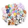 Balloon PVC Adhesive Waterproof Stickers Set DIY-F150-07-1