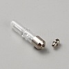 Glass Tube Hourglass Bottle Quicksand Bottle Pendants LS-GLAA-WH0042-18P-2