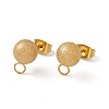 304 Stainless Steel Stud Earring Findings STAS-E179-05E-G-1