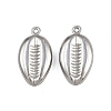 304 Stainless Steel Pendants STAS-L297-15A-P-1
