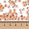 6/0 Spray Paint Glass Seed Beads SEED-H003-11C-4