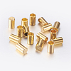 Brass Cord Ends X-KK-K192-09G-1