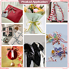 25 Yards Heart Pattern Cotton Ribbons SRIB-BC0001-48A-5