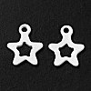 Spray Painted 201 Stainless Steel Charms STAS-G304-29E-2