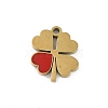 304 Stainless Steel Enamel Charms STAS-I325-100B-G-1