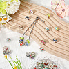 120Pcs Resin European Beads RPDL-SP0001-01-3