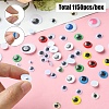 20 Styles Wiggle Googly Eyes Cabochons DIY Scrapbooking Crafts Toy Accessories KY-YW0001-69-3