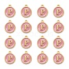 Golden Plated Alloy Enamel Charms X-ENAM-S118-07P-2