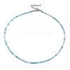 Bling Glass Beaded Necklace for Women NJEW-PH01492-02-1