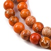 Dyed Natural Regalite/Imperial Jasper/Sea Sediment Jasper Beads Strands G-B124-C02-08-4