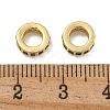 Rack Plating Brass Micro Pave Clear Cubic Zirconia Beads KK-U030-32G-07-2