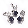 Synthetic Blue Goldstone Pendants G-L512-E06-1