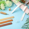 SUPERFINDINGS 8Pcs 8 Colors PU Imitation Leather Bag Straps FIND-FH0004-99-5