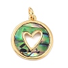 Real 18K Gold Plated Brass Pendants KK-G402-33G-2