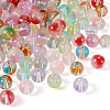 120Pcs 8 Colors Transparent Glass Beads GLAA-CW0001-05-4
