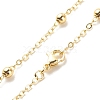 Brass Satellite Chains Necklace for Women NJEW-P265-06G-1