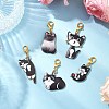 Alloy Enamel Pendant Decorations HJEW-JM02906-01-2