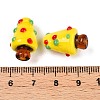 Handmade Lampwork Bumpy Beads LAMP-T022-02A-06-3