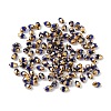 Electroplate Glass Beads DGLA-C001-01G-1