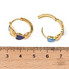 304 Stainless Steel Enamel Hoop Earrings for Women EJEW-K271-07G-4