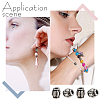 100Pcs Barrel Tibetan Style Alloy Spacer Beads TIBEB-LP0001-04-4