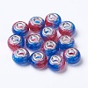 Two Tone Resin European Beads RPDL-K002-C04-2