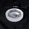 Natural Quartz Crystal Round Decorative Bowls PW-WG16F71-01-3