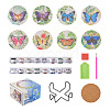 5D DIY Diamond Painting Cup Mat Kits DIY-TAC0021-09A-41