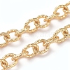 Brass Textured Cable Chains CHC-G005-10G-4