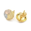 Brass Ear Studs EJEW-P261-14ML-2