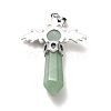 Natural Green Aventurine Pendants G-B033-01P-12-3