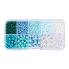 DIY 10 Grids ABS Plastic & Glass Seed Beads Jewelry Making Finding Beads Kits DIY-G119-01C-1