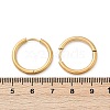 202 Stainless Steel Huggie Hoop Earrings EJEW-F111A-20mm-G01-5