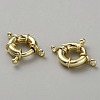 Brass Spring Ring Clasps KK-WH20010-003C-G-2