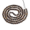 Crackle Transparent Glass Beads Strands X1-GLAA-N030-8mm-01B-2