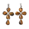 Natural Tiger Eye Pendants GG-CBA9F30-02P-19-1