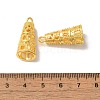 Rack Plating Cone Brass Pendants KK-F873-16G-3