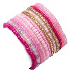 12Pcs 12 Styles Glass Stretch Bracelets BJEW-JB11032-01-5