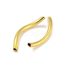 Brass Twist Tube Beads KK-B120-02C-G-2