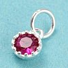 925 Sterling Silver Birthstone Charms STER-G035-01D-01-2