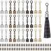 CHGCRAFT 30 Sets 5 Colors Zinc Alloy Cord Ends FIND-CA0005-47-1