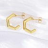 304 Stainless Steel Stud Earrings for Women EJEW-L296-033G-01-2