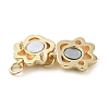Brass Magnetic Clasps with Jump Ring KK-H455-54G-2