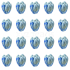 20Pcs Opaque Resin Flower Rose Beads RESI-YW0004-99C-1