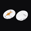 Natural Howlite Cabochons G-T143-28N-2