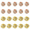 10Pcs Brass Beads RB-YW0001-19G-2